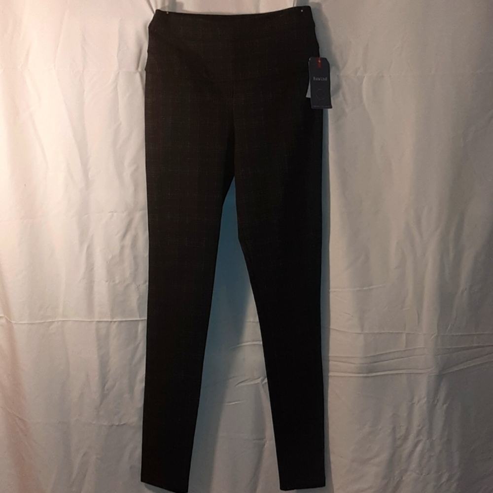 Rewind XS gray plaid leggings NWT